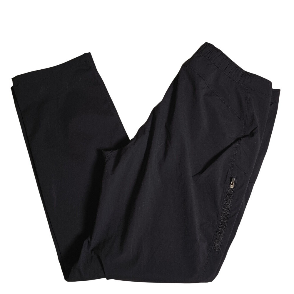 NWT CRZ YOGA Straight leg jogger pants.  Size 12 or Lg Black - Picture 2 of 10